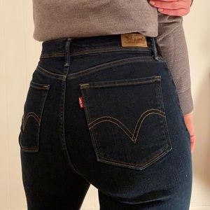 levi's 512 bootcut dark wash size 8